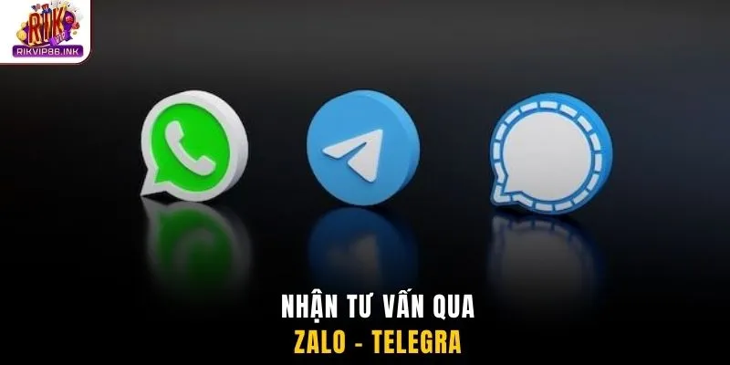 Nhận tư vấn từ Zalo, Telegram