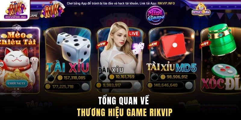 Tổng quan về thương hiệu game RIKVIP