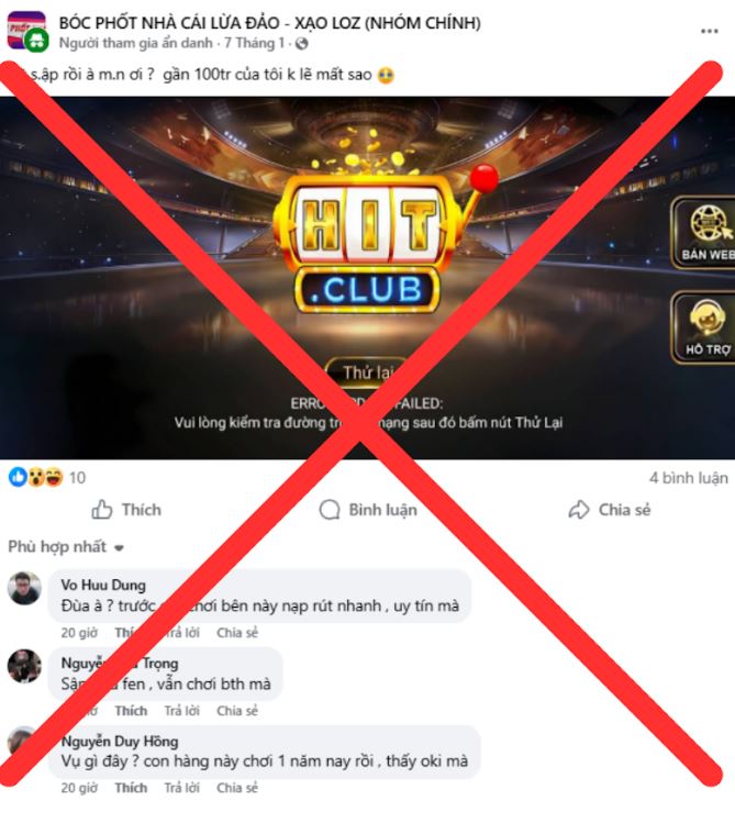 Những bài viết như Hitclub lừa tiền không xác thực